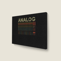 Retro Modular Synthesizer Analog Music Synth Landscape Canvas Print | Artistshot