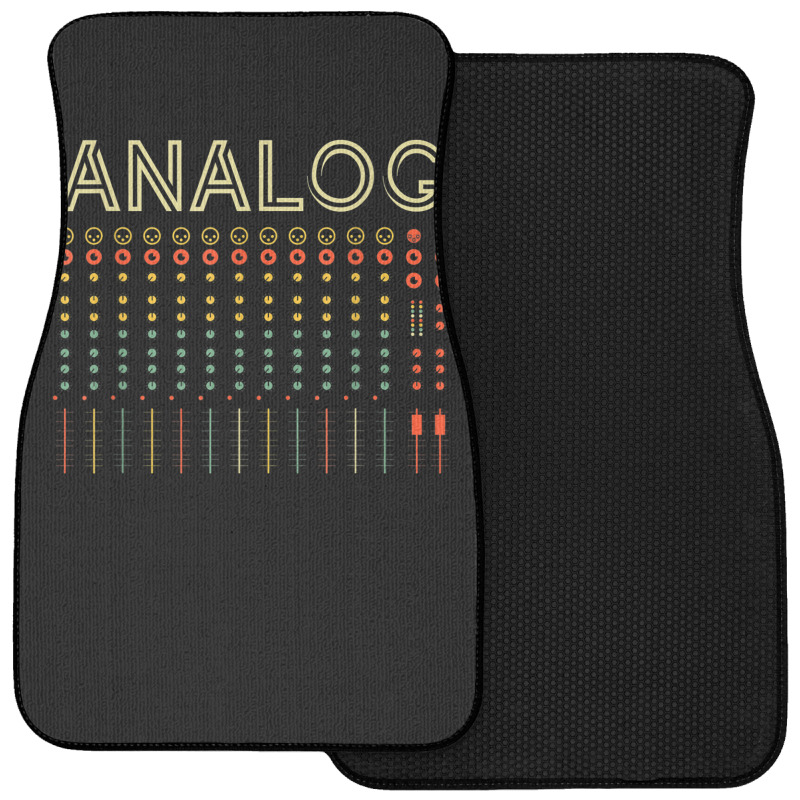 Retro Modular Synthesizer Analog Music Synth Front Car Mat | Artistshot