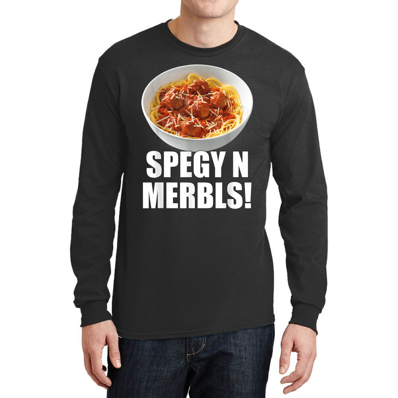 Spegy N Merbls Spaghetti And Meatballs Long Sleeve Shirts by jesusvega | Artistshot