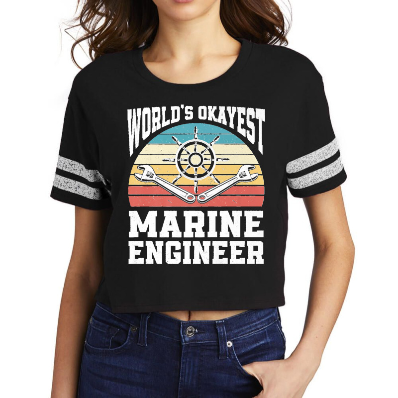 Maritime Engineering Marine Engineering Marine Engineer Premium Scorecard Crop Tee by MikaelaLynnHolbrook | Artistshot