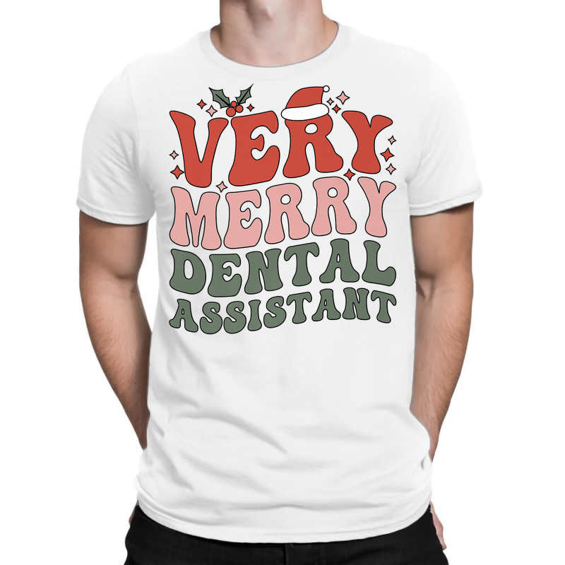 Merry Dental Assistant Christmas Dental Assisting Xmas Party Premium T T-shirt | Artistshot