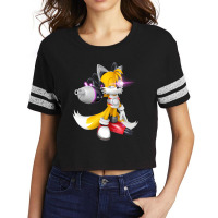 Tails  Miles Hedgehog Scorecard Crop Tee | Artistshot