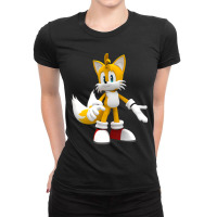 Tails Ruins Ladies Fitted T-shirt | Artistshot