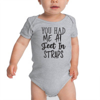 Womens You Had Me At Feet In Straps Funny Essential V Neck T Shirt Baby Bodysuit | Artistshot