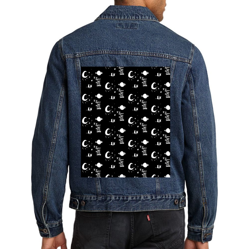 Youre My Moon And Stars  Graphic Men Denim Jacket by cm-arts | Artistshot