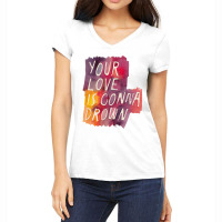 Your Love Is Gonna Drown Death Cab For Cutie Women's V-neck T-shirt | Artistshot