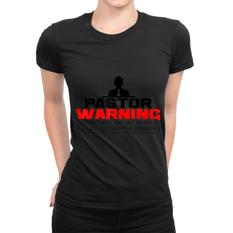 Pastor Christian Jesus Believer Appreciation Men Ladies Fitted T-Shirt by cm-arts | Artistshot