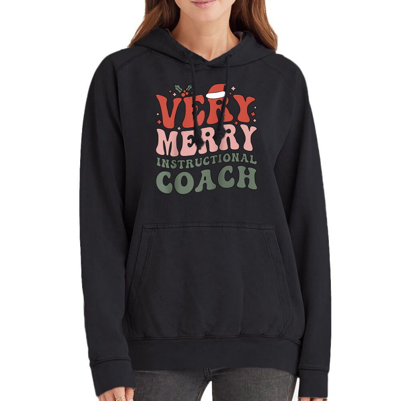 Merry Instructional Coach Christmas Instructional Coaching Raglan Base Vintage Hoodie | Artistshot