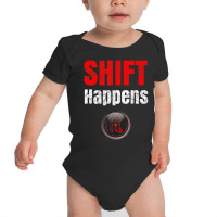 Car Guy Shift Happens Manual Transmission Vintage Baby Bodysuit | Artistshot