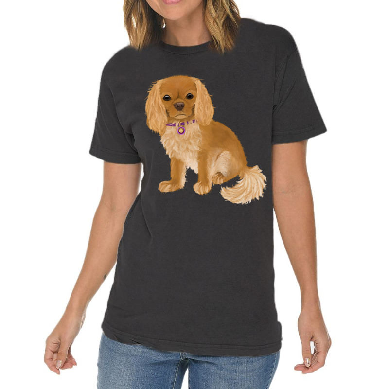 Cavalier King Charles Spaniel Ruby Cavalier King Charles Spaniel Origi Vintage T-shirt | Artistshot