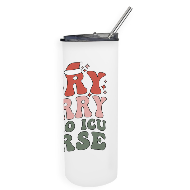 Merry Neuro Icu Nurse Christmas Neuro Icu Nursing Xmas Party Premium T Skinny Tumbler | Artistshot