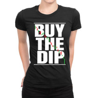 Finance Graph Capitalism Trading Day Trader Bull Buy The Dip Ladies Fitted T-shirt | Artistshot