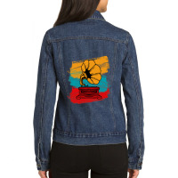 Gramophone Ladies Denim Jacket | Artistshot