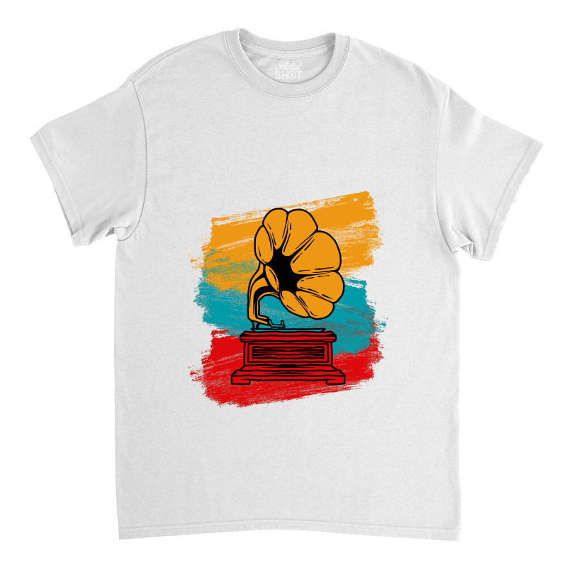 Gramophone Classic T-shirt by Romancity | Artistshot