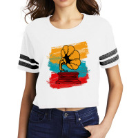 Gramophone Scorecard Crop Tee | Artistshot