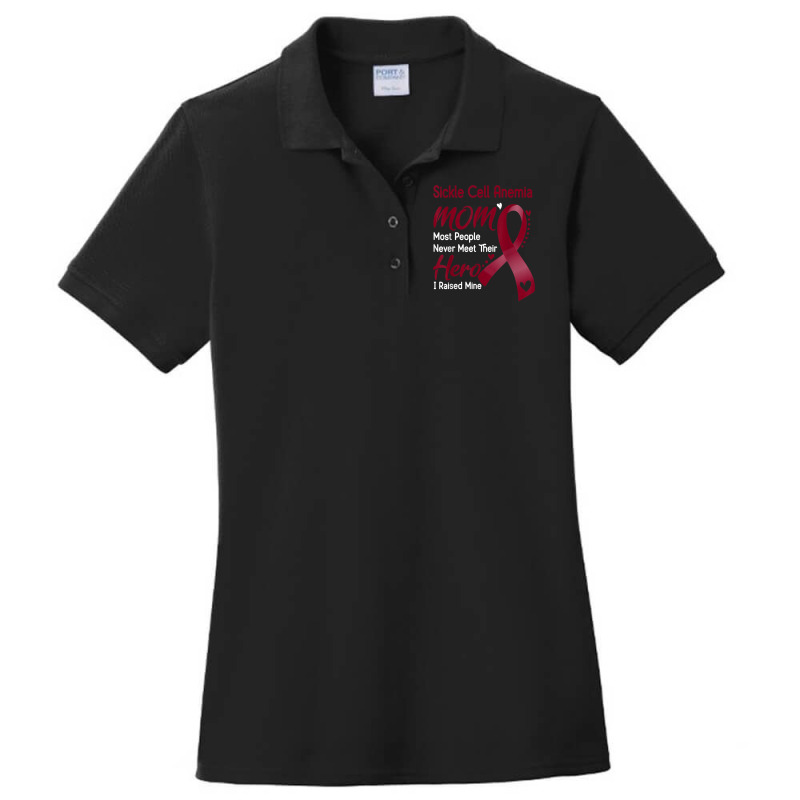 Sickle Cell Anemia Mom I Raised Mine Ladies Polo Shirt by RomanMikolyants | Artistshot