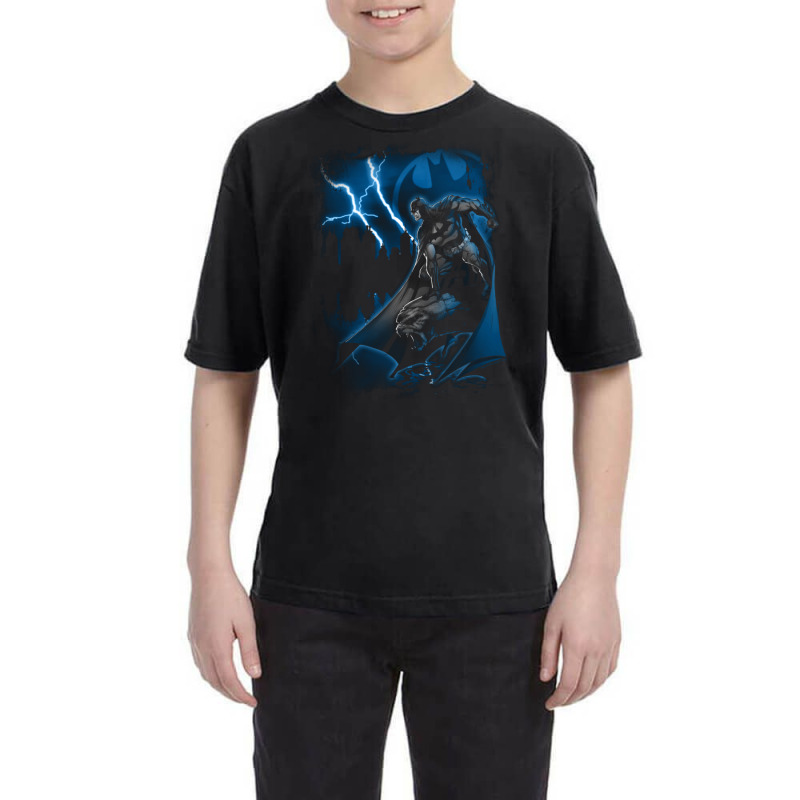 B.at.man Lightning Strikes Longsleeve Youth Tee by thepianistalto | Artistshot