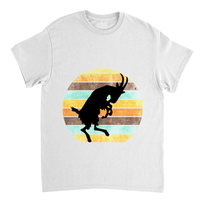 Billy Goat Silhouette Retro Sunset Classic T-shirt | Artistshot