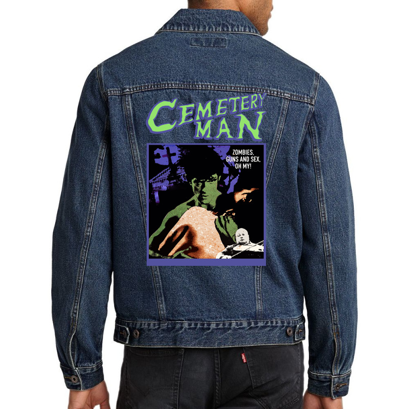 Cemetery Man, Della Morte Dell Amore, The Cemetery Man, Cemetery Man A Men Denim Jacket | Artistshot