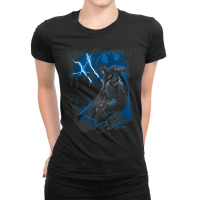 B.at.man Lightning Strikes Ladies Fitted T-shirt | Artistshot