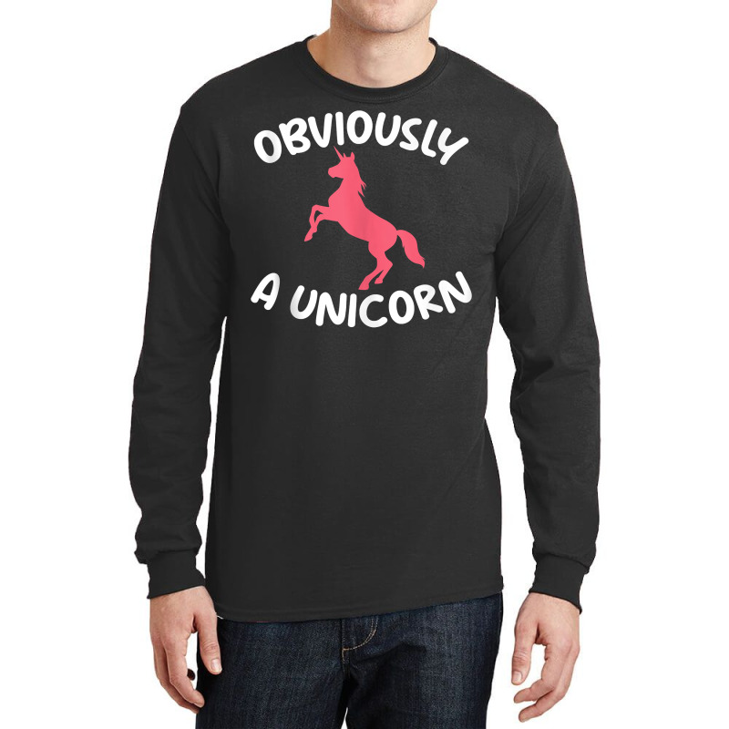 Obviously A Unicorn Hilarious Unicorn Themed Apparel Tank Top Long Sleeve Shirts | Artistshot