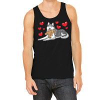 Siberian Husky T  Shirt Siberian Husky Dog With Stuffed Animal T  Shir Tank Top | Artistshot