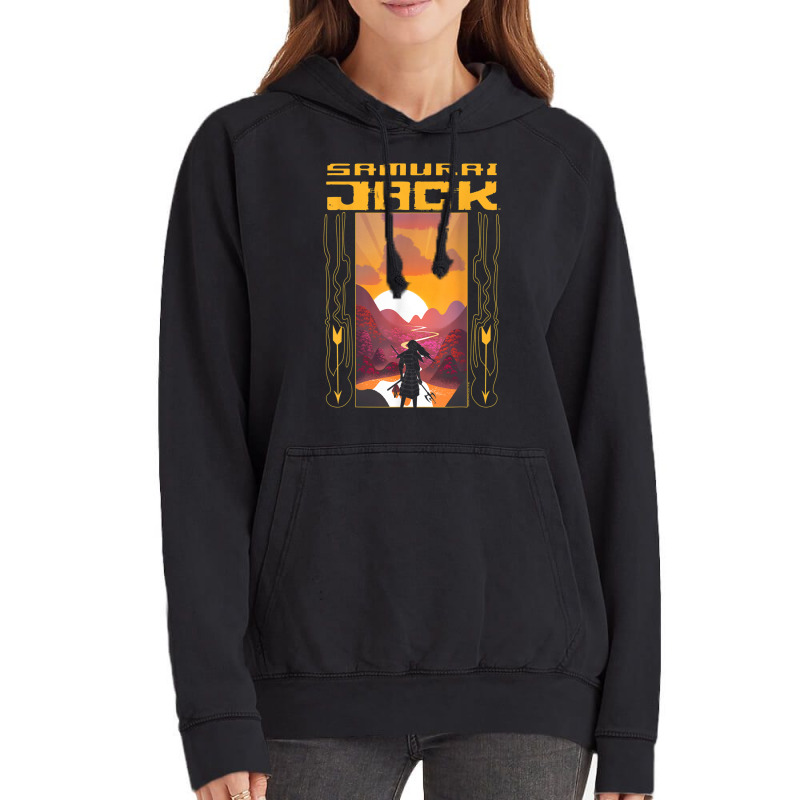 Samurai Jack Sunrise Vintage Hoodie by SorenKim | Artistshot