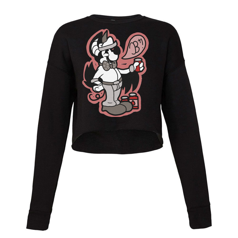 Vampire Milkman Be Positive Classic Cropped Sweater by cm-arts | Artistshot