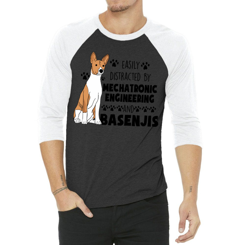 Mechatronic Engineering Graduate Mechatronic Engineering And Basenjis  3/4 Sleeve Shirt by kerchingparticular | Artistshot