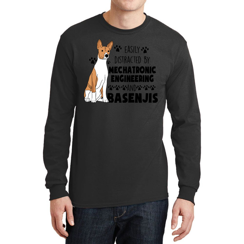 Mechatronic Engineering Graduate Mechatronic Engineering And Basenjis  Long Sleeve Shirts by kerchingparticular | Artistshot