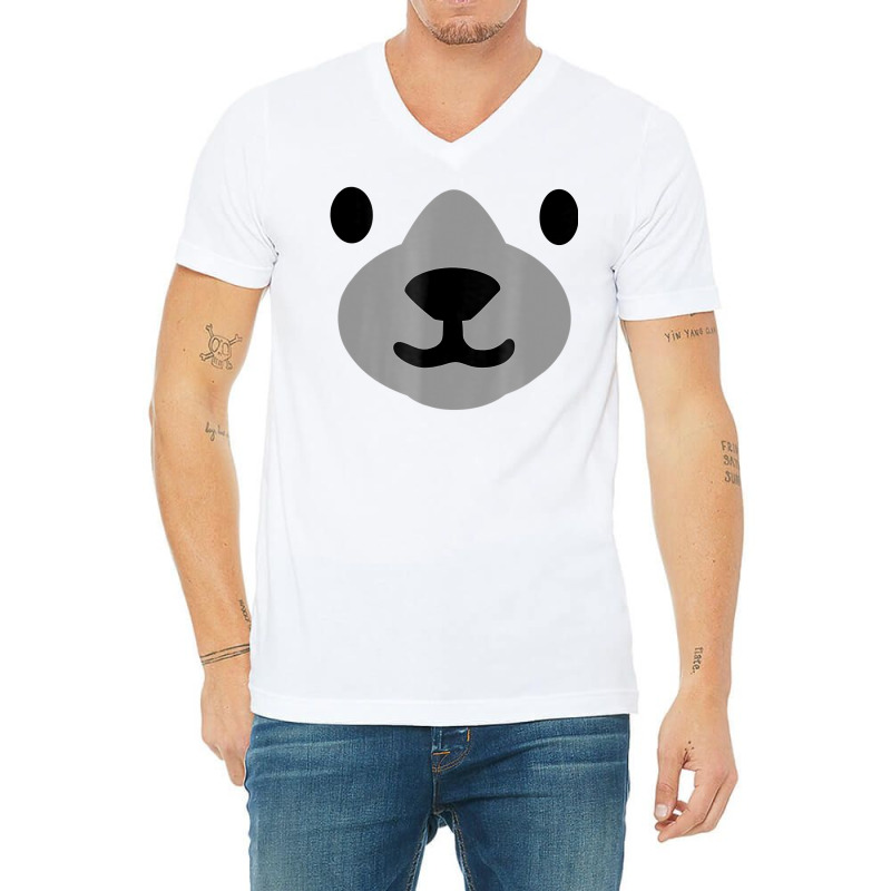 Polar Bear Halloween Costume  Funny Adults Kids Copy V-Neck Tee by thutrinh | Artistshot