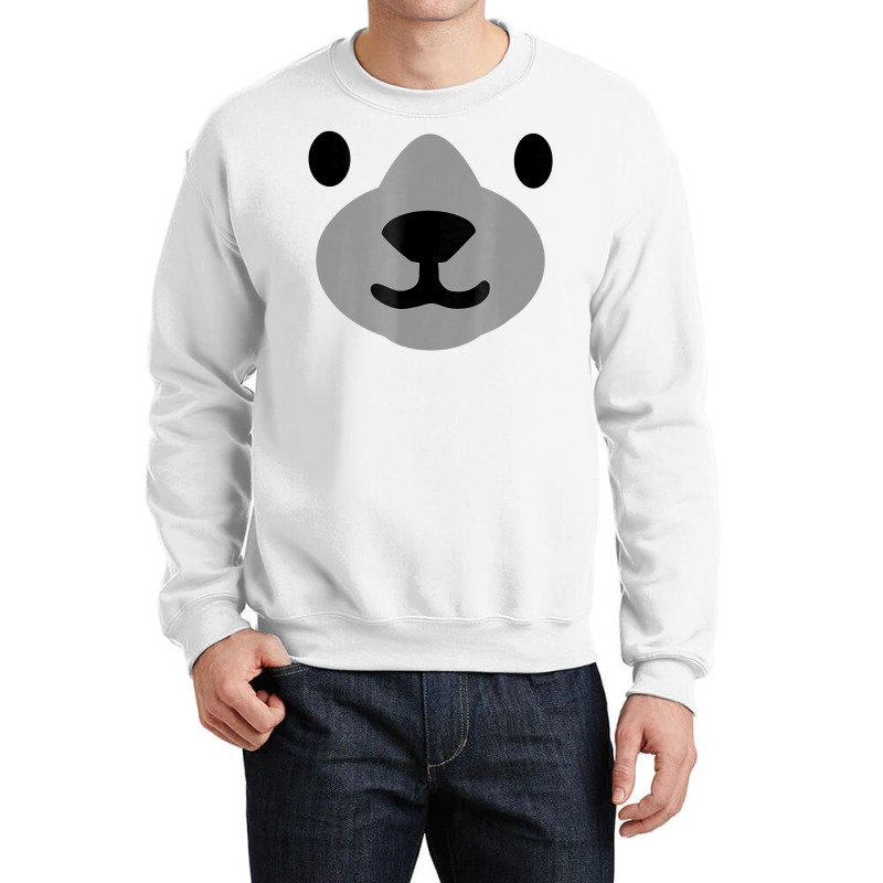 Polar Bear Halloween Costume  Funny Adults Kids Copy Crewneck Sweatshirt by thutrinh | Artistshot