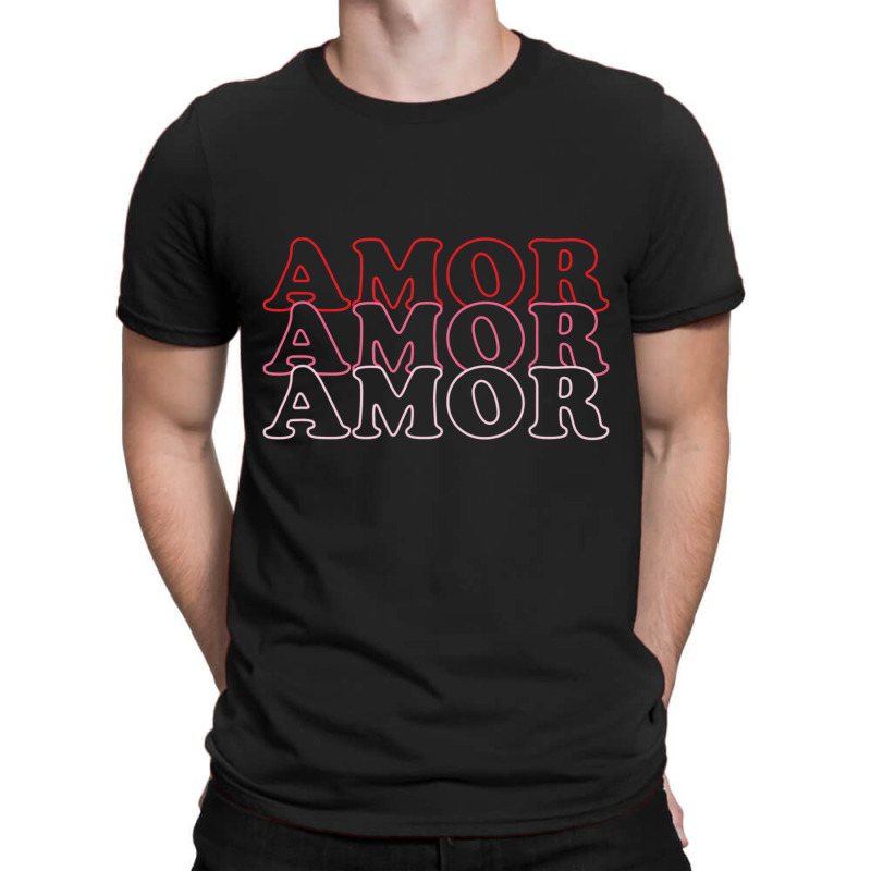 Cute Retro Love Amor Valentines Day Heart Top T-Shirt by cm-arts | Artistshot