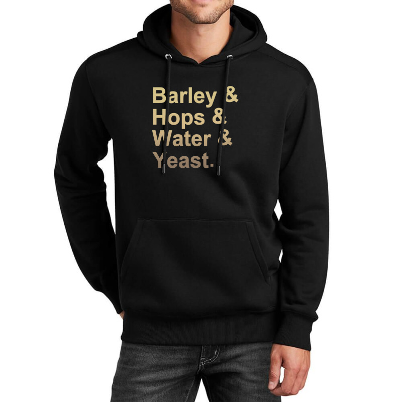 Barley Hops Water Yeast Unisex Hoodie | Artistshot