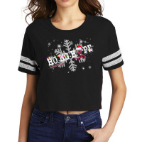 Meningitis Fighter Meningitis Awareness - Ho Ho Hope Cure Christmas Scorecard Crop Tee | Artistshot