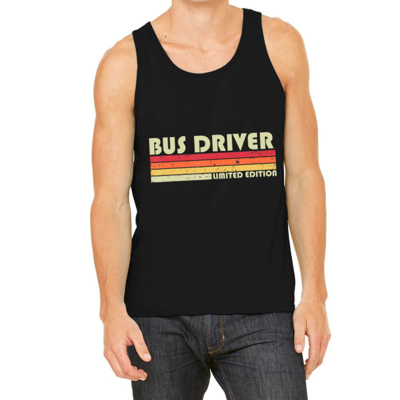 Bus Driver Job Title Profession Birthday Worker Tank Top by cm-arts | Artistshot