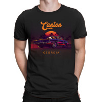 Canton Georgia Retro Vintage 80s 90s Muscle Cars Retrowave Aesthetic T-shirt | Artistshot