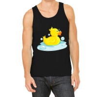 Cute Yellow Duck Rubber Ducky Duckie Bathtub Party Day Tank Top | Artistshot