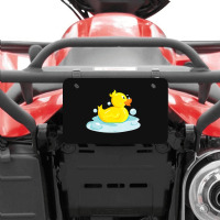 Cute Yellow Duck Rubber Ducky Duckie Bathtub Party Day Atv License Plate | Artistshot