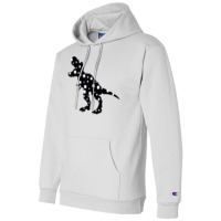 Polka Dot T Rex Dinosaur International Dot Day White & Black T Shirt Champion Hoodie | Artistshot