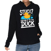 Duck,lover,stuck,explain,it,to,the,duck,family,funny,fatherday,father, Lightweight Hoodie | Artistshot