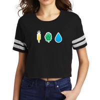 Basic Ingredients For Beer Symbols Scorecard Crop Tee | Artistshot