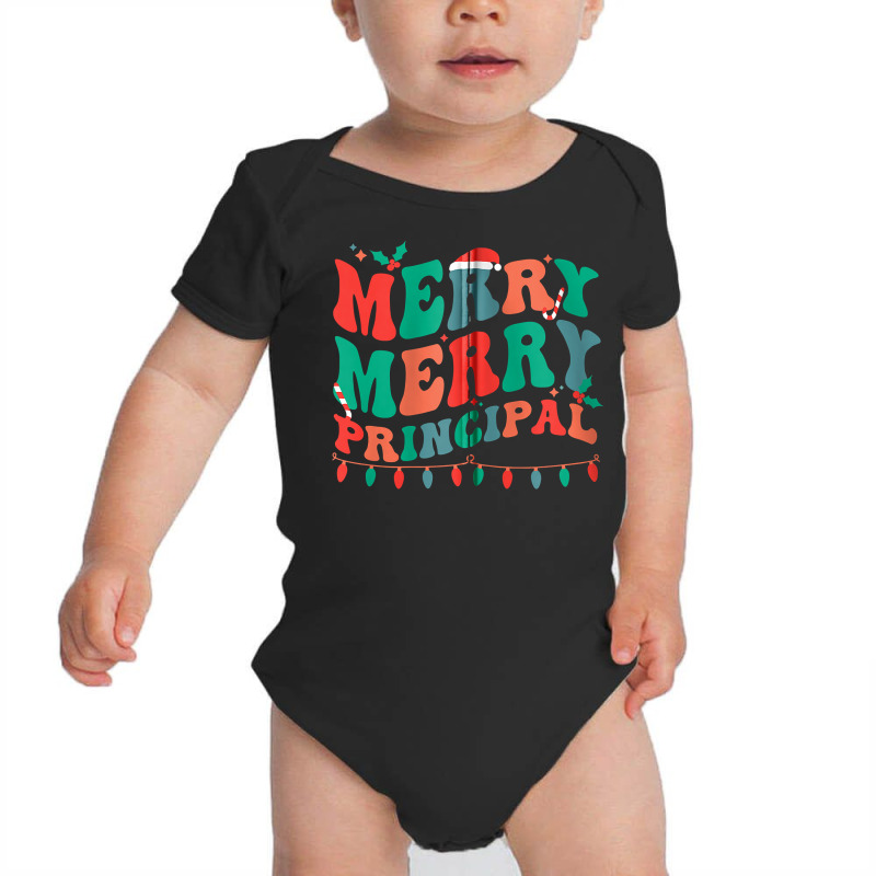 Merry Principal Christmas School Principal Xmas Party Zip Hoodie Baby Bodysuit by xexafurishu | Artistshot