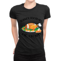 Turkey Football! Ladies Fitted T-shirt | Artistshot