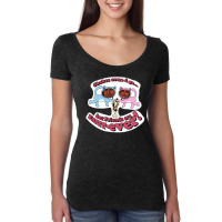 Shakes Come Go Bu Friends Are Furrrever! Women's Triblend Scoop T-shirt | Artistshot