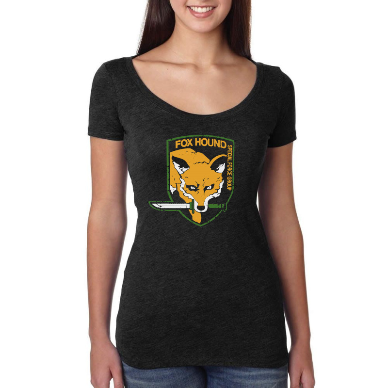 Metal Gear Solid Fox Hound Women's Triblend Scoop T-shirt by Creative Tees | Artistshot