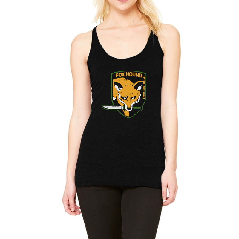 Metal Gear Solid Fox Hound Racerback Tank by Creative Tees | Artistshot