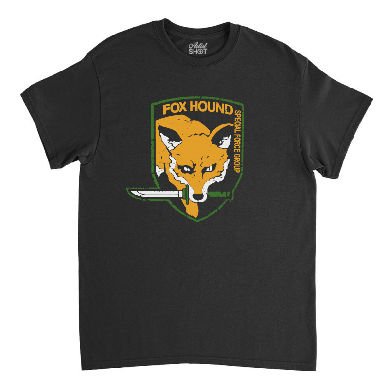 Metal Gear Solid Fox Hound Classic T-shirt by Creative Tees | Artistshot