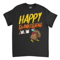 Happy Thanksgiving 2020 Toilet Paper Turkey Face Mask Classic T-shirt | Artistshot