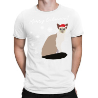 Balinese Cat Merry Catmas Christmas Cat Lovers Pullover Hoodie T-shirt | Artistshot